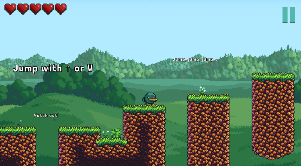 Haiz Screenshot - Jumping platforms
